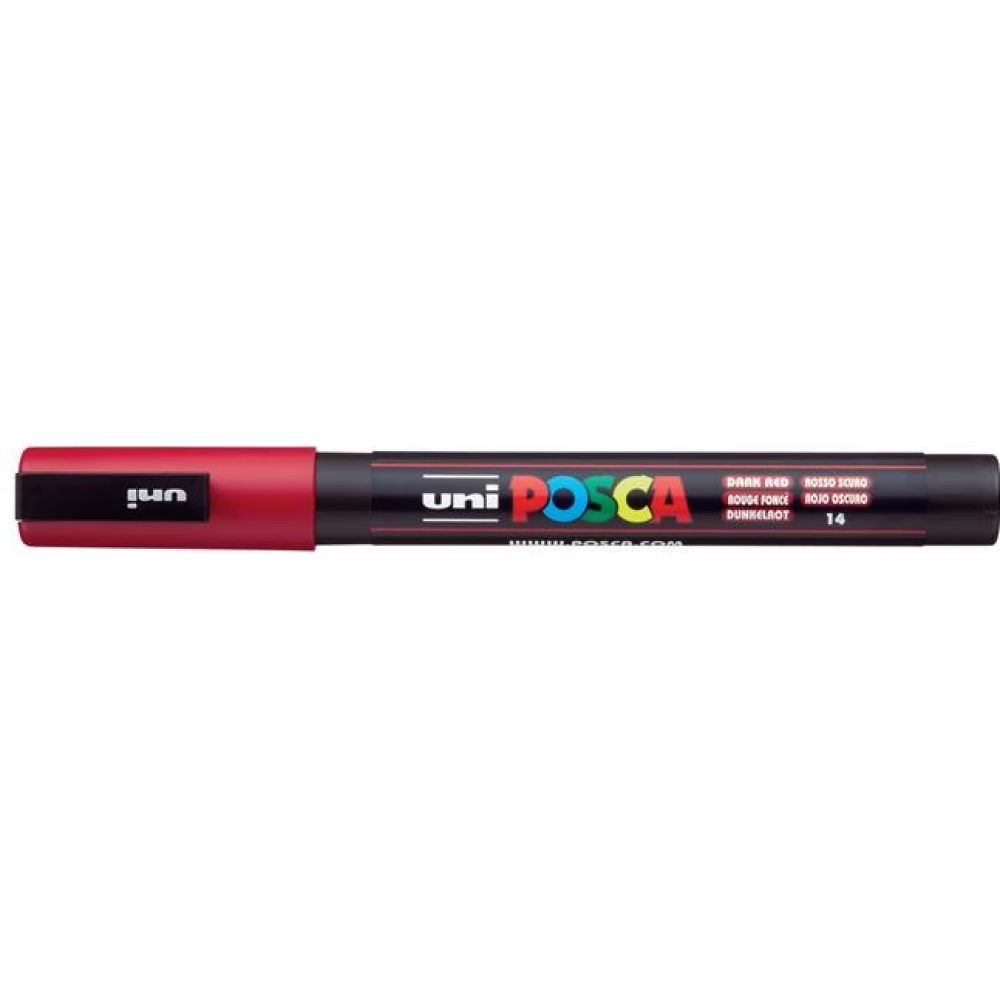 UNI Posca PC-3M Dekormarker 0.9 - 1.3 mm sötétpiros