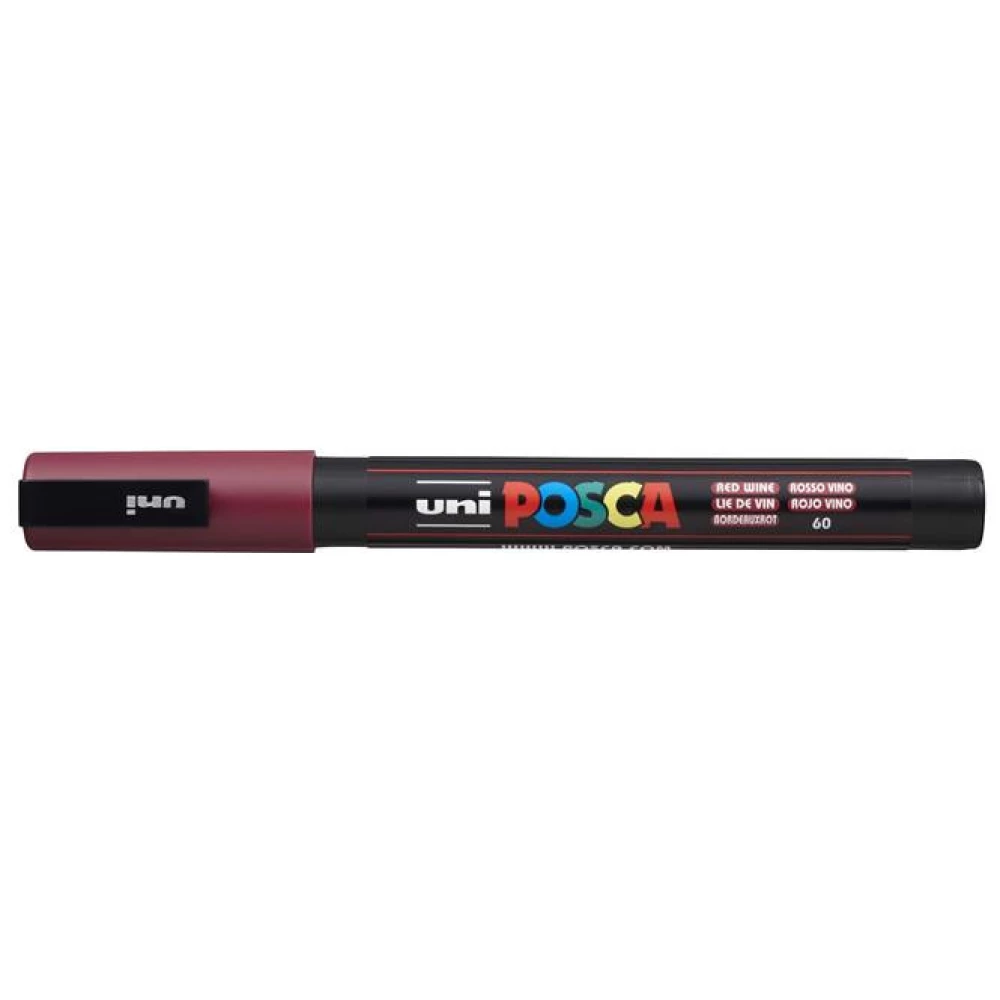 UNI Posca PC-3M Dekormarker 0.9 - 1.3 mm vörösbor