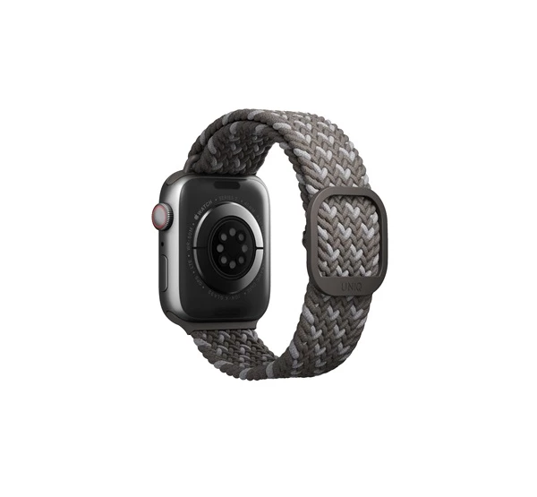 UNIQ Aspen Designer Edition fonott szíj Apple Watch 42/44/45/49mm szürke