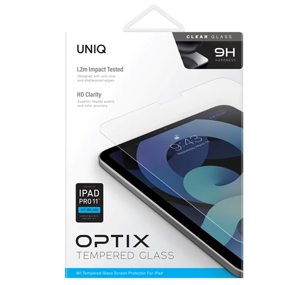 UNIQ Optix Clear Apple iPad Pro 11" /iPad Air 4 Tempered kijelzővédő fólia