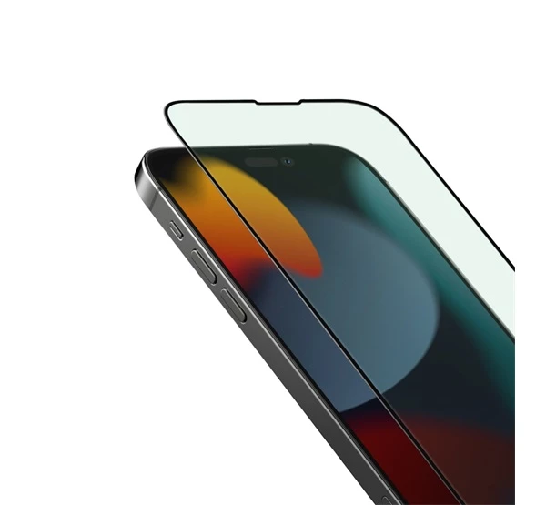 UNIQ Optix Vision Care Apple iPhone 14 Pro Max tempered glass teljes kijelzős kijelzővédő üvegfólia