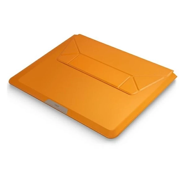 UNIQ Oslo Laptop táska kihajtható kártyatartóval ( max 14") mustársárga