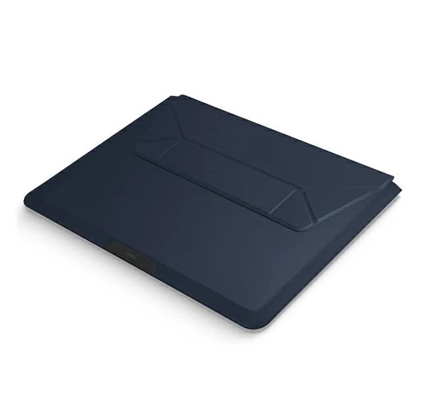 UNIQ Oslo Laptop táska kihajtható kártyatartóval ( max 14") tengerészkék
