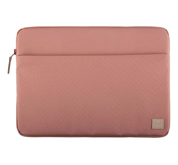 UNIQ Vienna Fabric laptop tok (max 14") rózsaszín