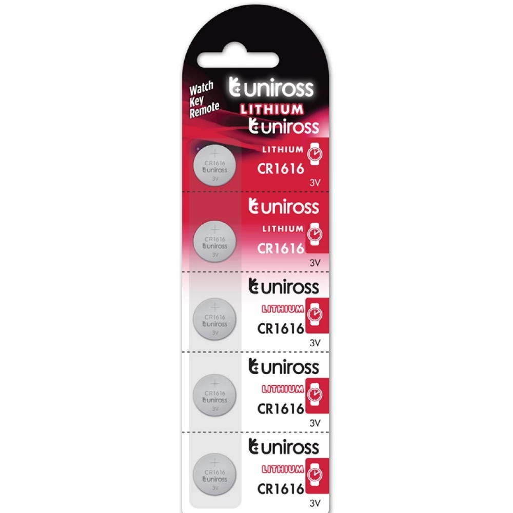 UNIROSS CR1616 3V lithium gombelem (CR) 5db