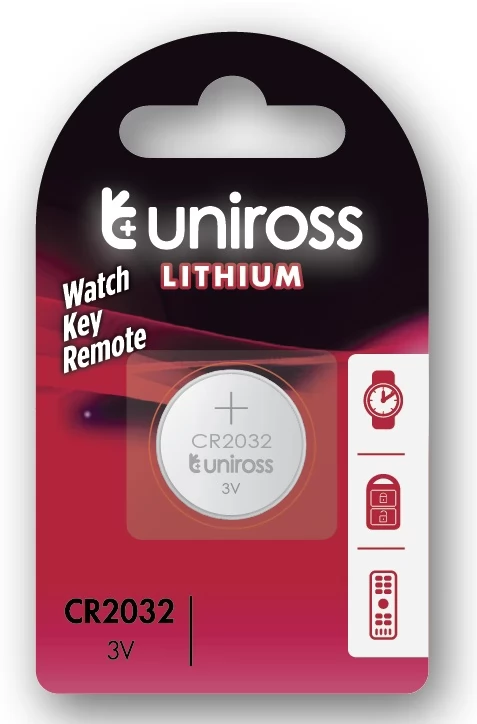 UNIROSS CR2032 3V lithium gombelem (CR) 1db