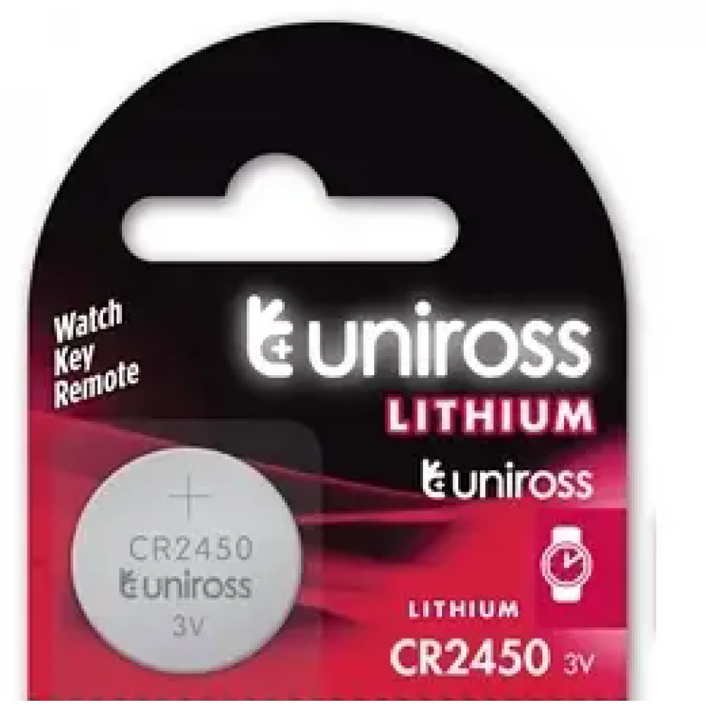 UNIROSS CR2450 3V lithium gombelem (CR) 1db