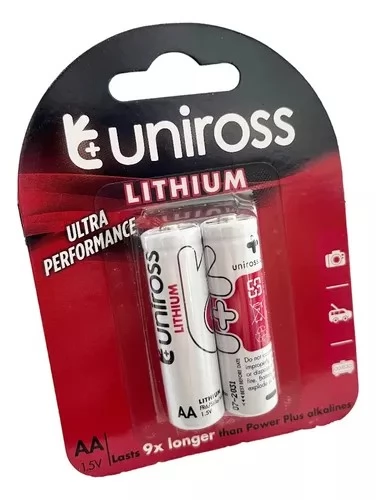 UNIROSS Lithium ceruza elem (AA) 2db