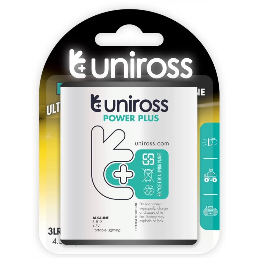 UNIROSS Power Plus 9 voltos elem (E) 1db