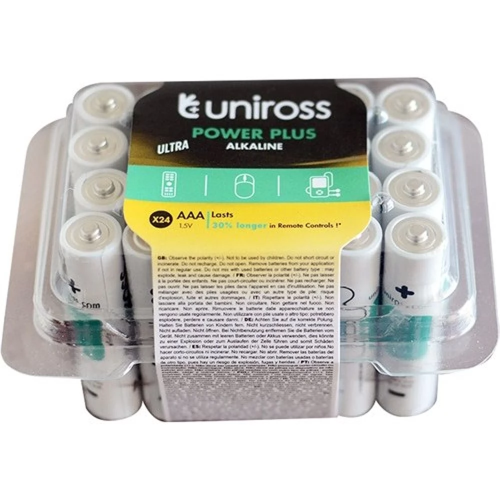 UNIROSS Power Plus mikro ceruza elem (AAA) 24db