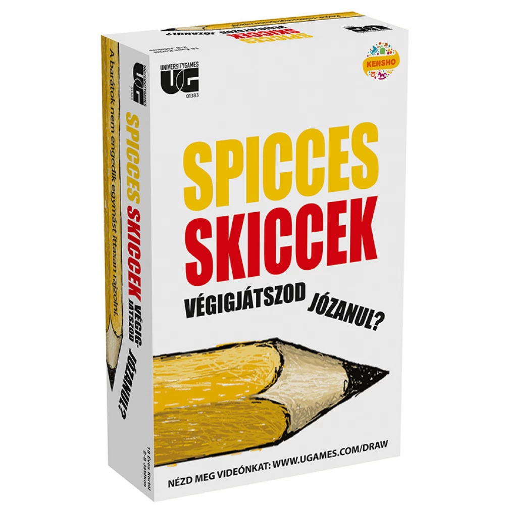 UNIVERSITY GAMES Spicces Skiccek - Végigjátszod józanúl? party játék