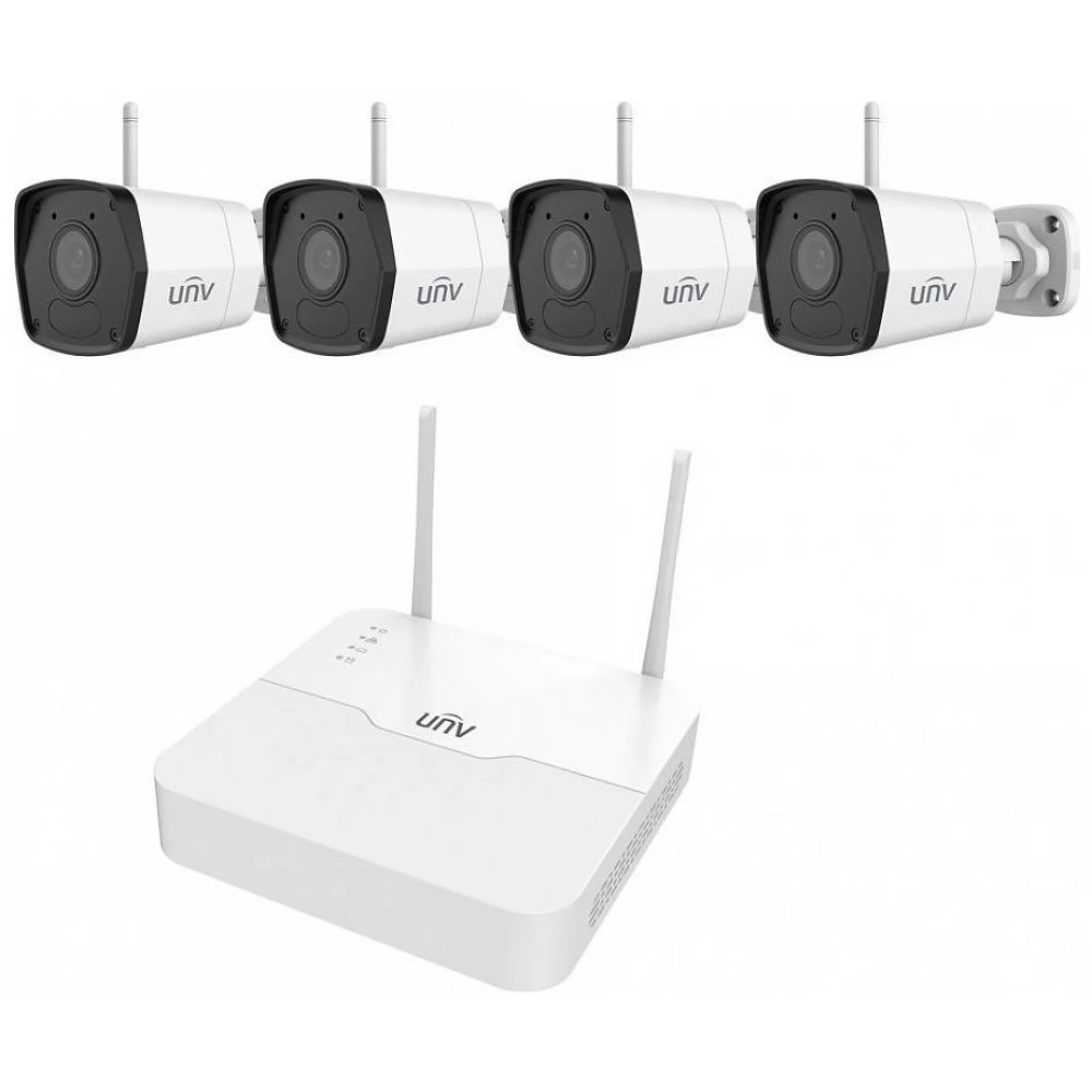 UNIVIEW KIT/NVR301-04LS3-W/4xIPC2122LB-AF40W NVR + kamera csomag 4mm