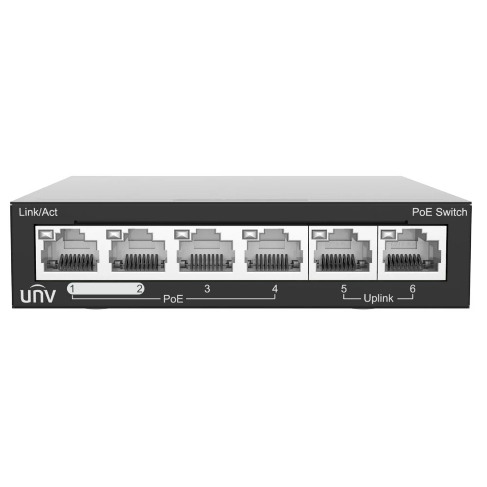 UNIVIEW NSW2020-6T-POE-IN PoE+ Switch