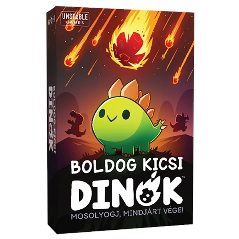UNSTABLE GAMES Boldog kicsi dinók – Mosolyogj mindjárt vége! társasjáték