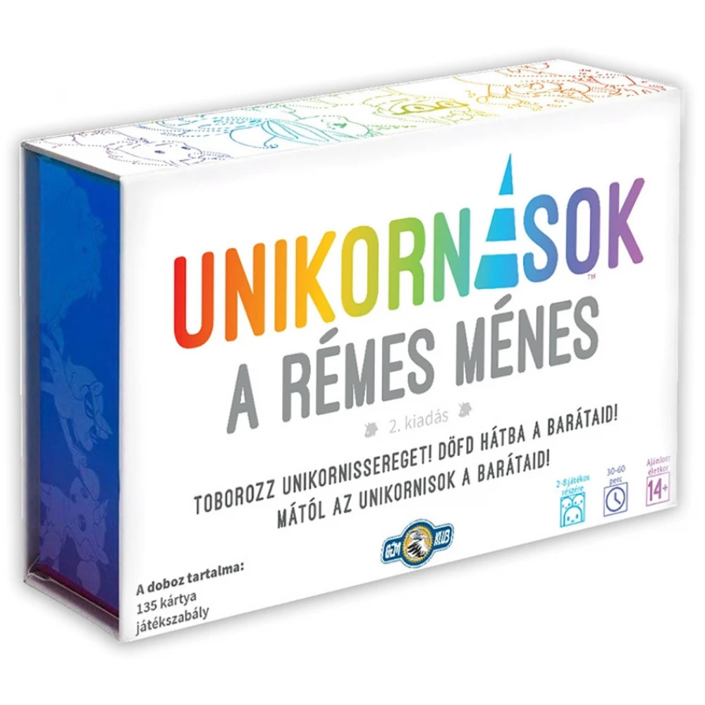UNSTABLE GAMES Unikornisok: A rémes ménes kártyajáték magyar változat