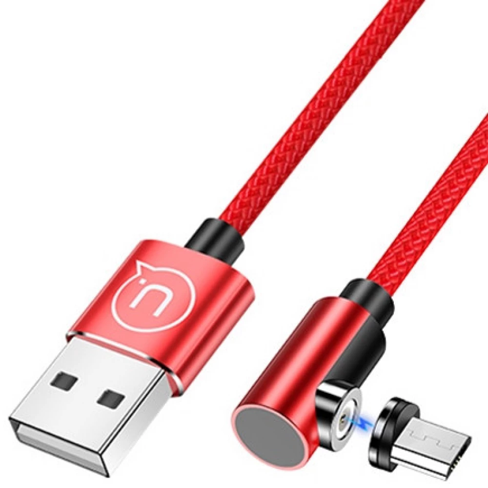 USAMS USB Micro USB Átalakító Piros 1m SJ446USB02