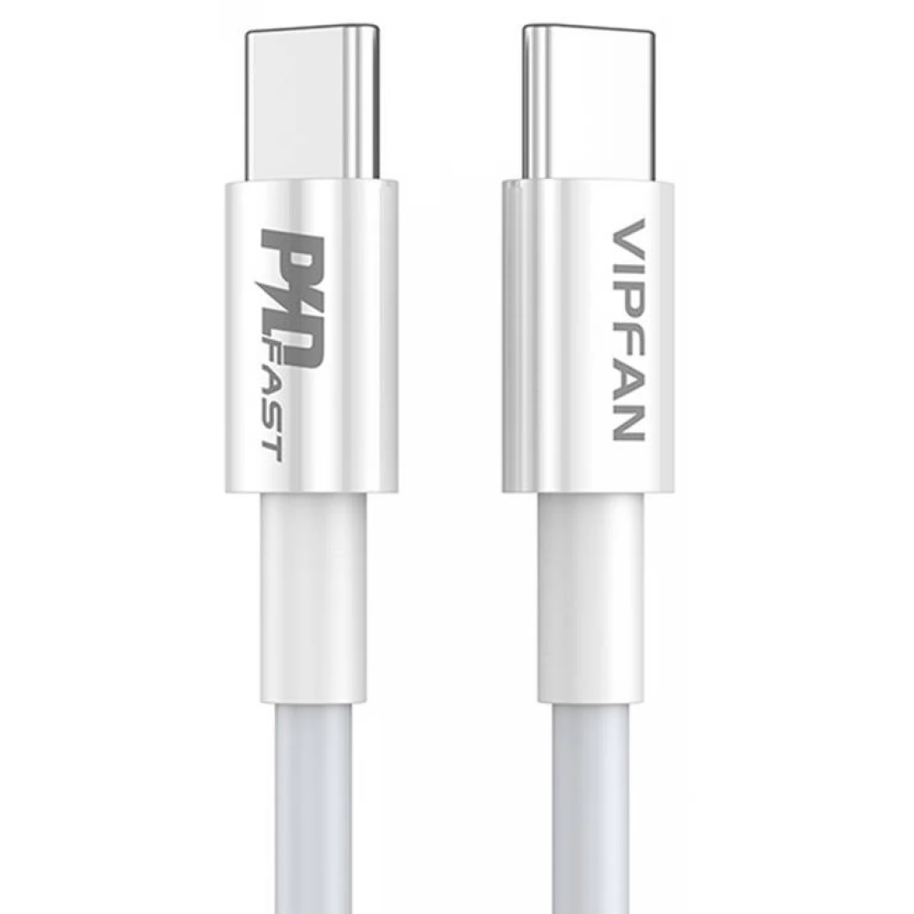 USB 2.0 Type C Összekötő Fehér 1m P02CC