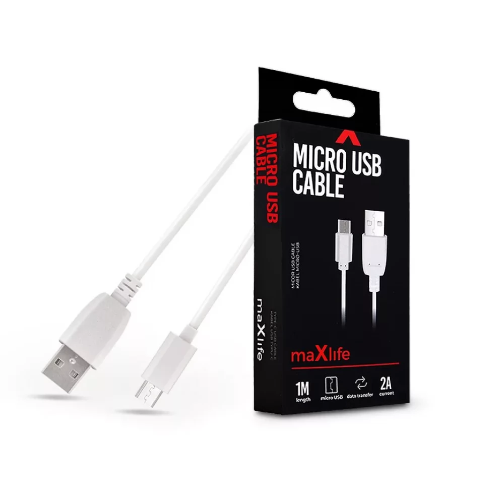 USB Micro USB Átalakító Fehér 1m TF-0177