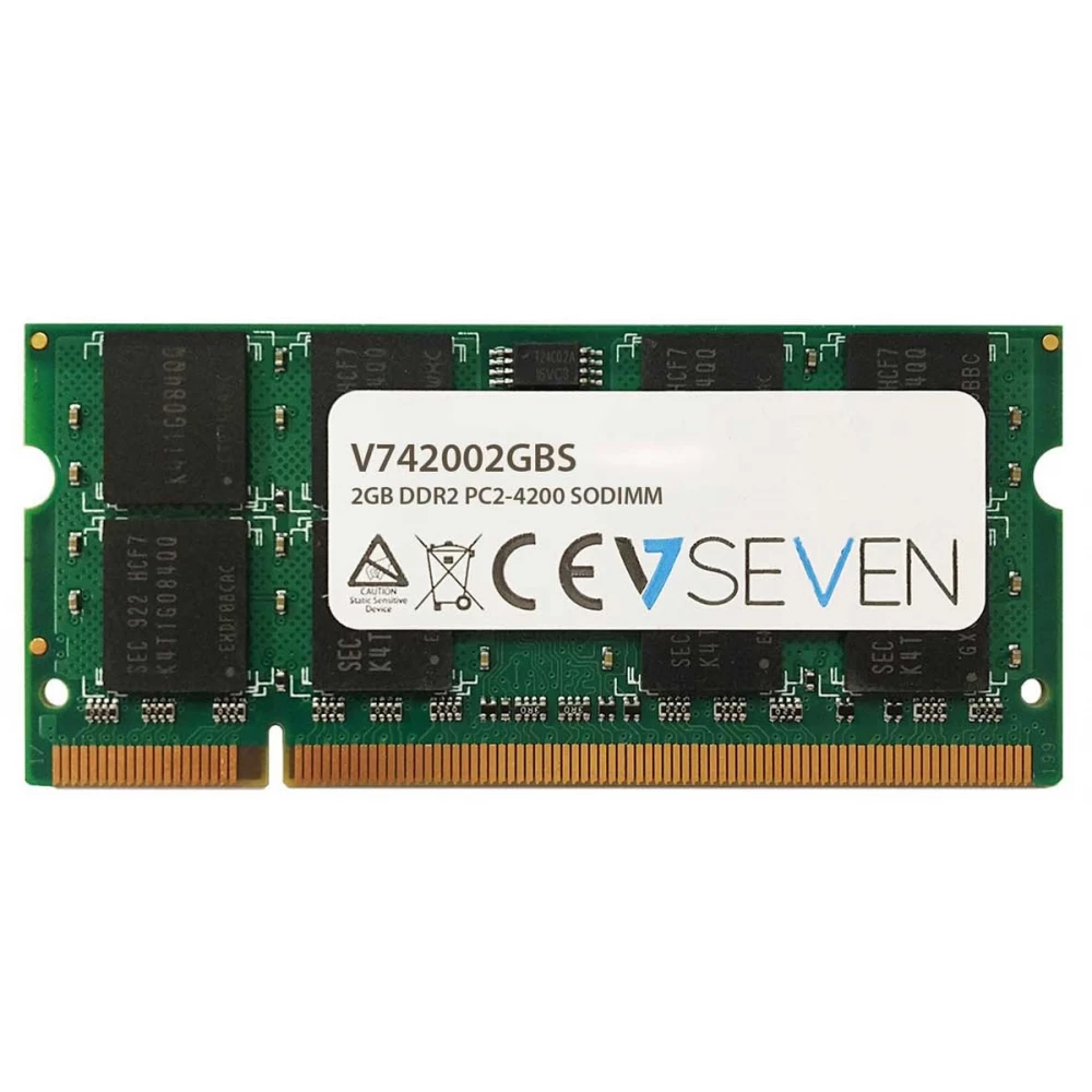 V7 2GB Notebook DDR2 800MHz CL6 V764002GBS