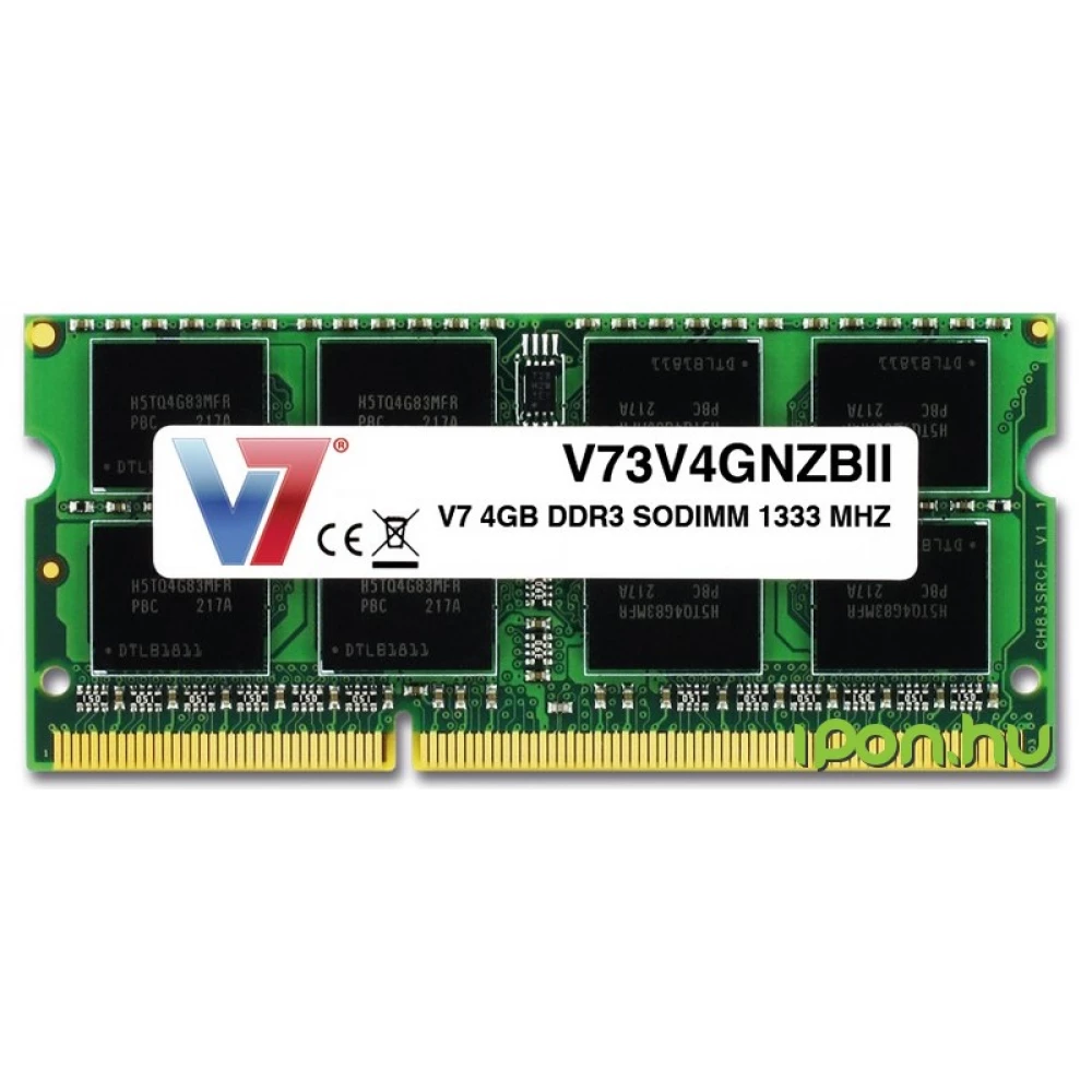 V7 2GB Notebook DDR3 1600MHz CL11 V7128002GBS