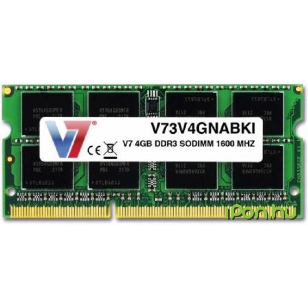 V7 8GB Notebook DDR3 1600MHz CL11 KIT V7K128008GBS-LV