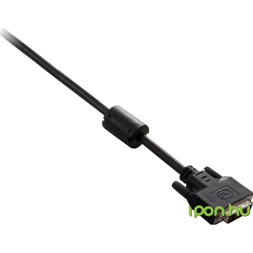 V7 DVI-D Összekötő Fekete 3m V7E2DVI-03M-BLK