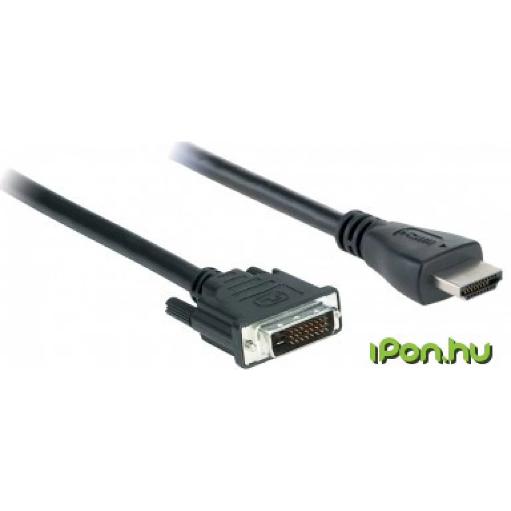 V7 HDMI DVI-D Átalakító Fekete 2m V7E2HDMIDVID-02M