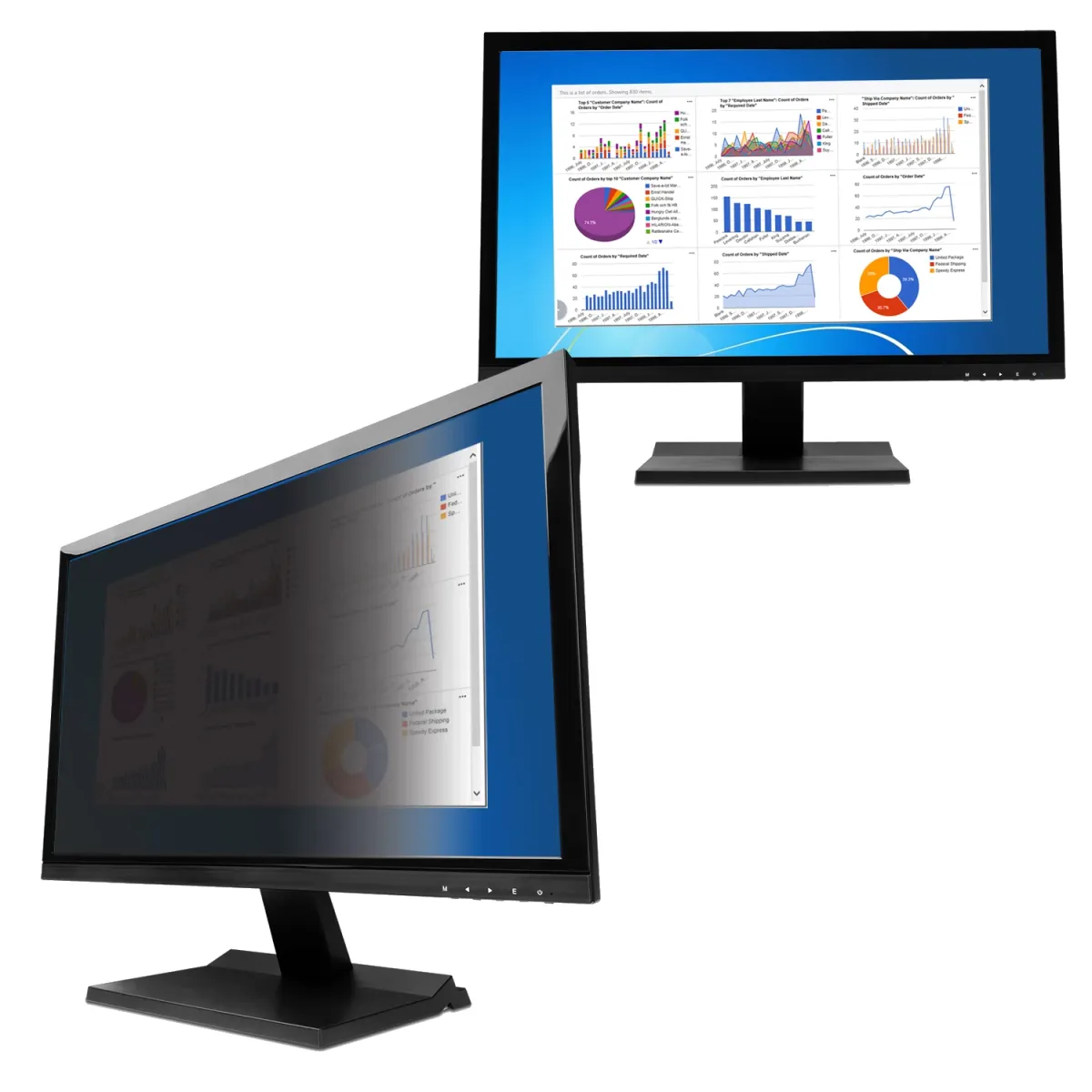 V7 ScreenSentry 31.5" adatvédelmi szűrő szélesvásznú monitorokhoz 16:9