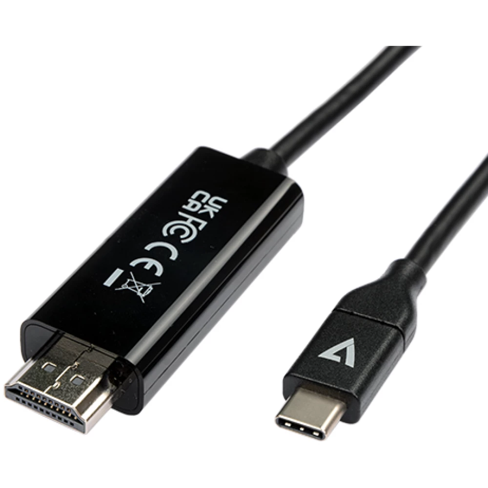 V7 USB 3.0 Type C HDMI 2.0 Átalakító Fekete 1m V7UCHDMI-1M
