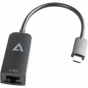 V7 V7UCRJ25G-BLK USB-C 3.1 UTP Átalakító fekete