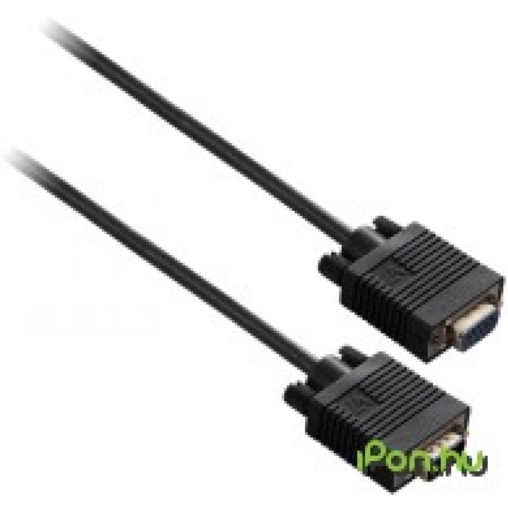 V7 VGA/D-Sub Összekötő Fekete 2m V7E2VGA-02M-BLK