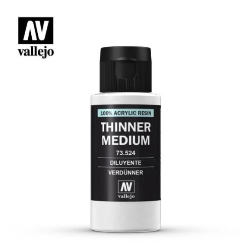VALLEJO Auxiliary Thinner Medium akril hígító 60ml