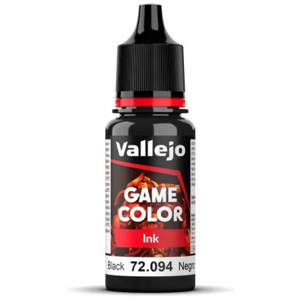VALLEJO Game Color - Black Ink 18 ml