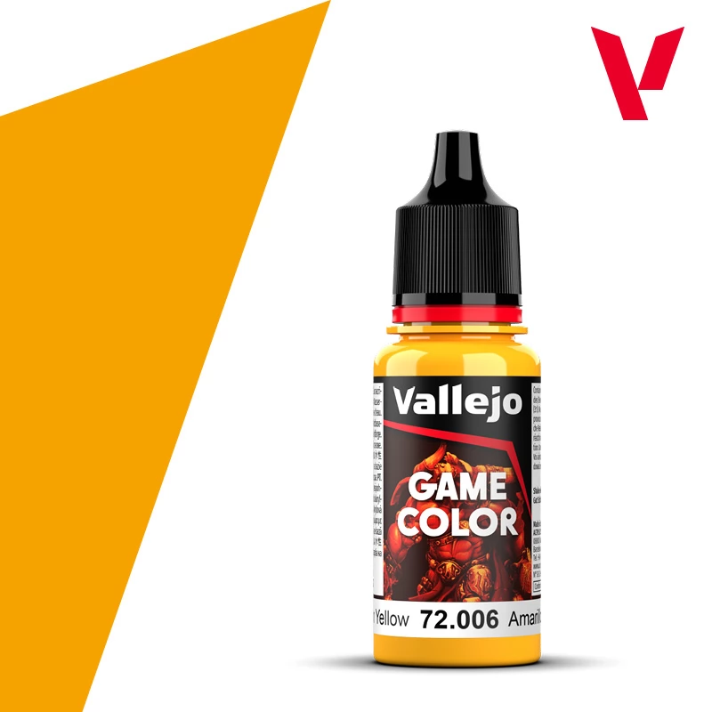 VALLEJO Game Color Sun Yellow narancssárga akrilfesték 18ml