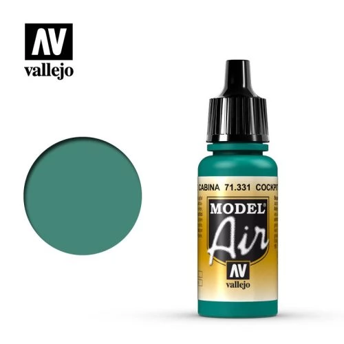 VALLEJO Model Air Cockpit Emerald Green Faded zöld 17ml