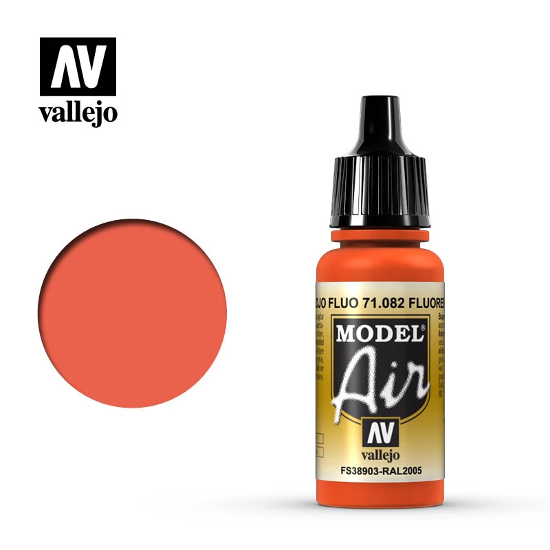 VALLEJO Model Air Fluorescent Red fénylő vörös 17ml