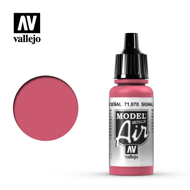 VALLEJO Model Air Signal Red lilás vörös metál hatású 17ml