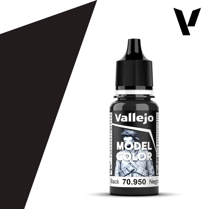 VALLEJO Model Color Black fekete akrilfesték 18ml