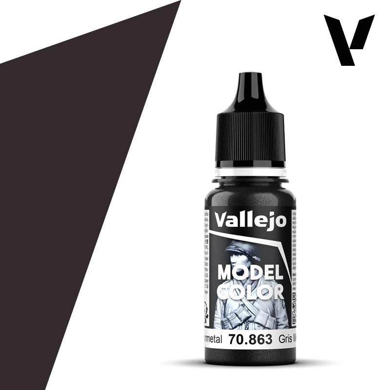 VALLEJO Model Color Gunmetal metálszürke akrilfesték 18ml
