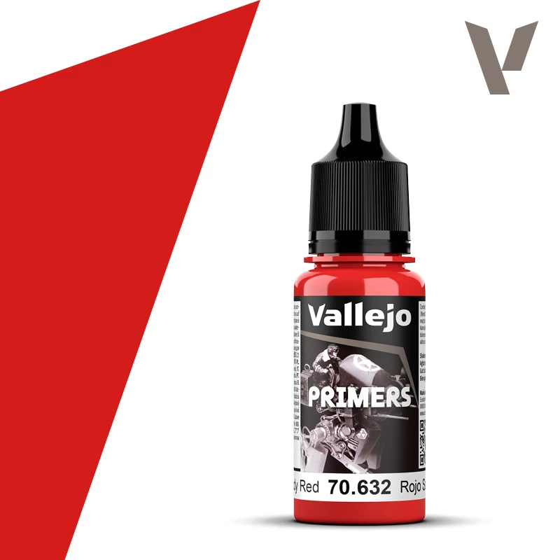 VALLEJO Primers Bloody Red vörös akril alapozó festék 18ml