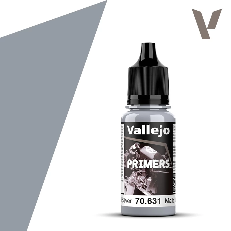 VALLEJO Primers Chainmail Silver ezüst akril alapozó festék 18ml