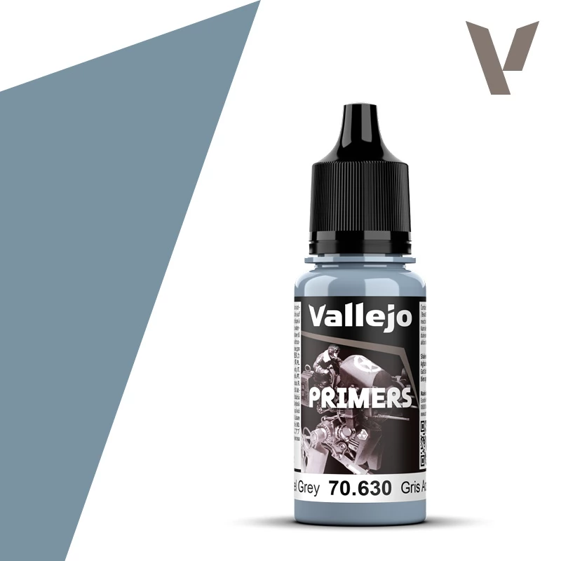 VALLEJO Primers Sun Steel Grey szürke akril alapozó festék 18ml
