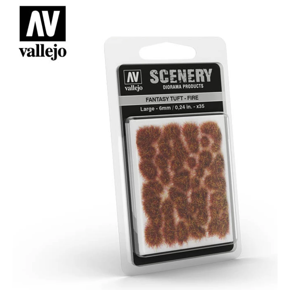 VALLEJO Scenery - Fantasy Tuft - Fire