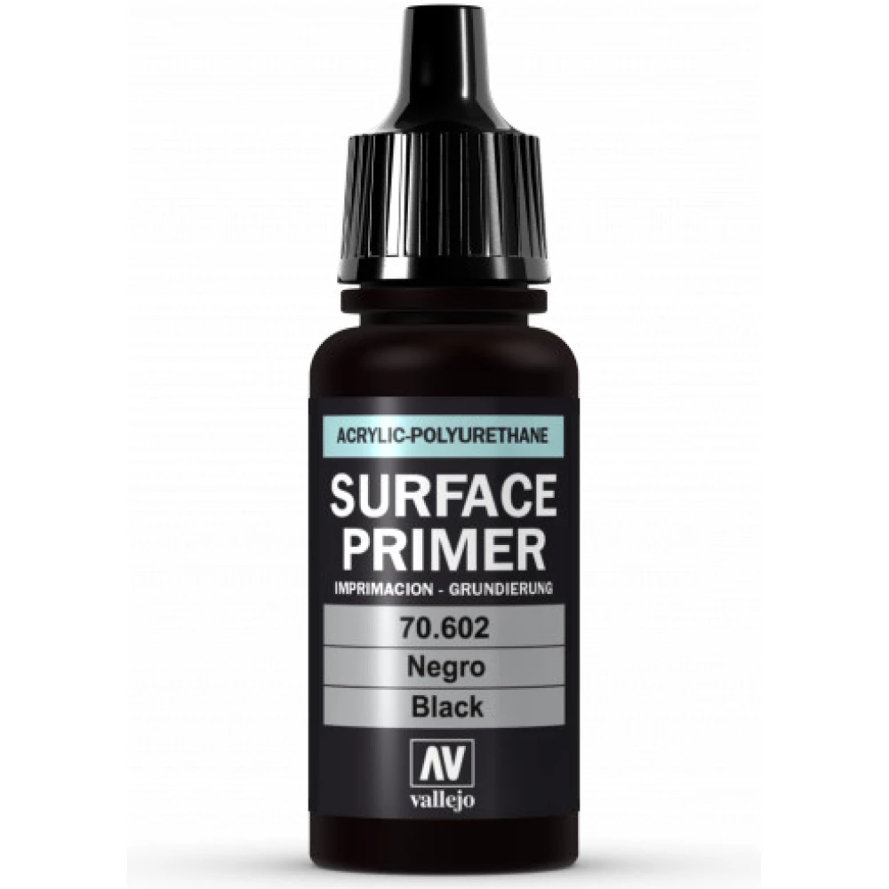 VALLEJO Surface Primer - Black 17 ml.