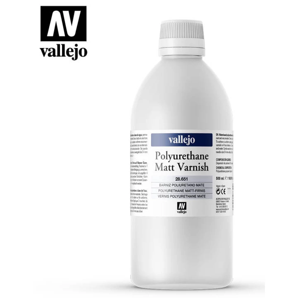 VALLEJO Varnish - Matt Varnish 500 ml