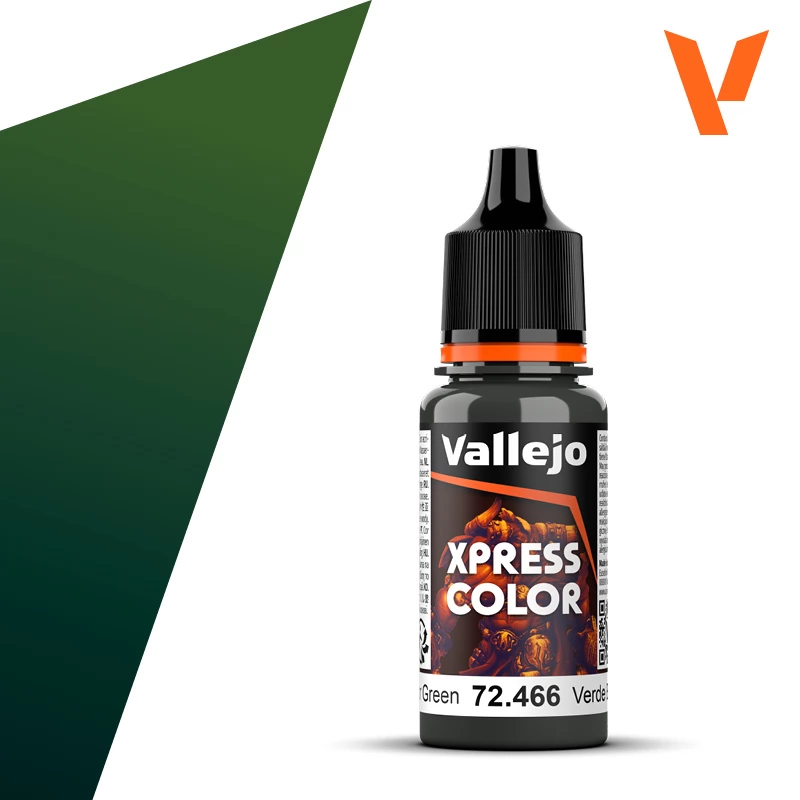 VALLEJO Xpress Color Armor Green sötétzöld akrilfesték 18ml