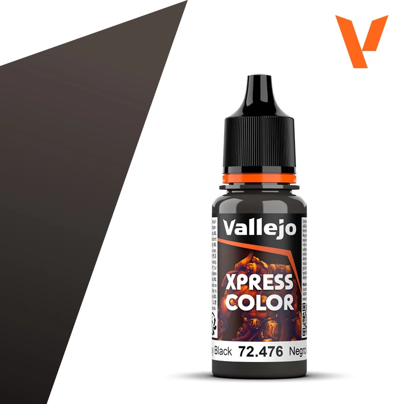 VALLEJO Xpress Color Greasy Black fekete akrilfesték 18ml
