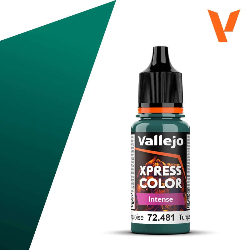 VALLEJO Xpress Color Intense Heretic Turquoise zöld akrilfesték 18ml
