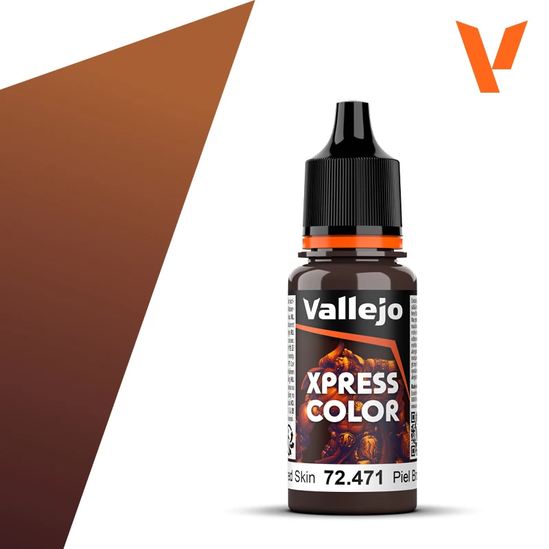 VALLEJO Xpress Color Tanned Skin barna akrilfesték 18ml