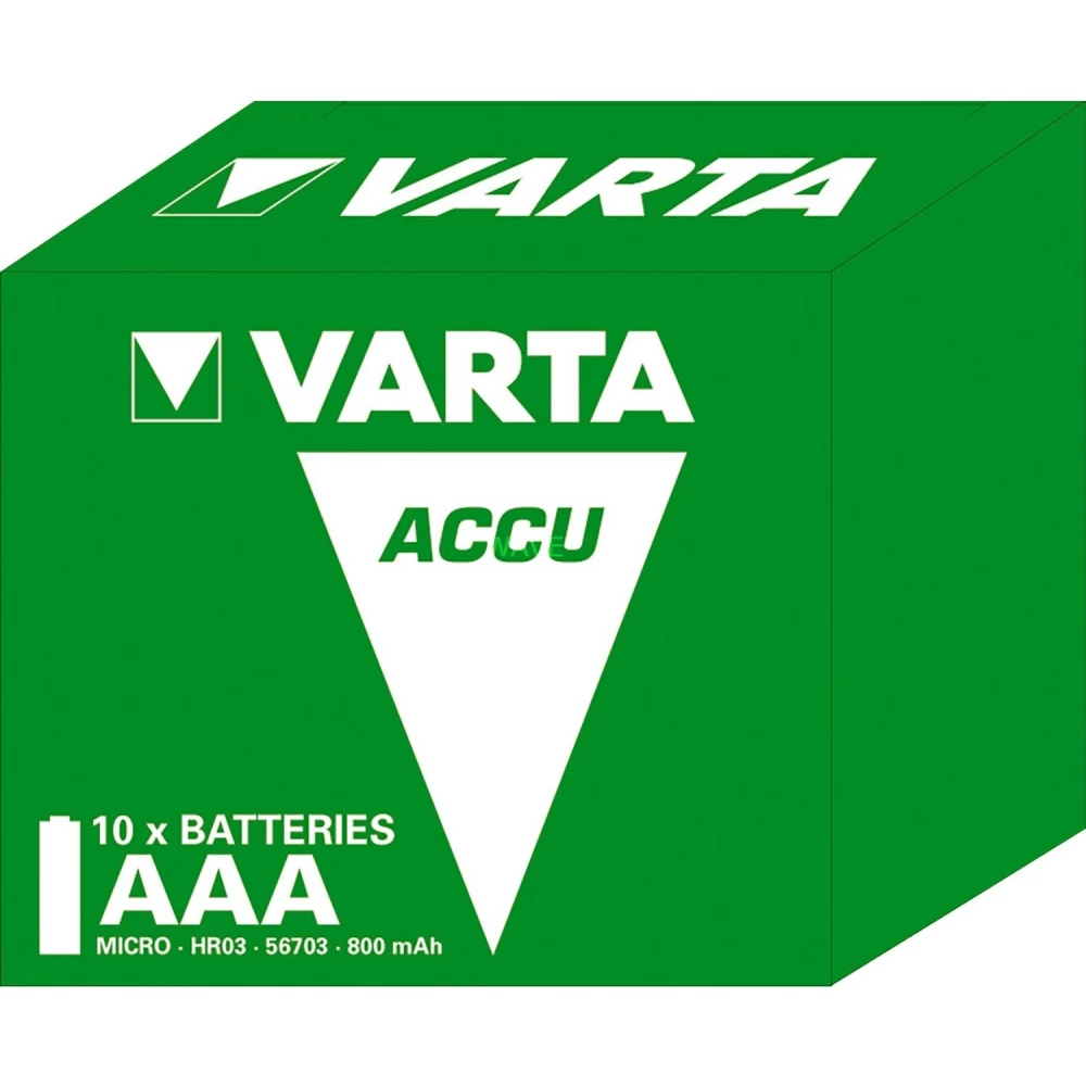 VARTA Accu mikro ceruza akku (AAA) 800mAh 10db